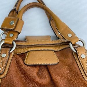 Cole Haan Brown Leather Bowler Satchel Top Handle Handbag - Gently used